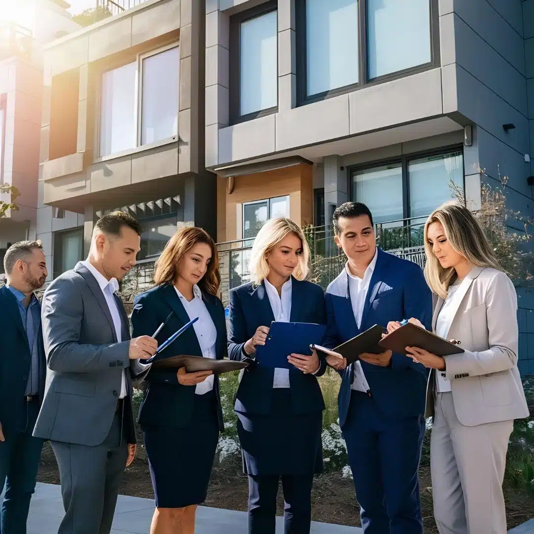 real-estate-agents-examinating-building